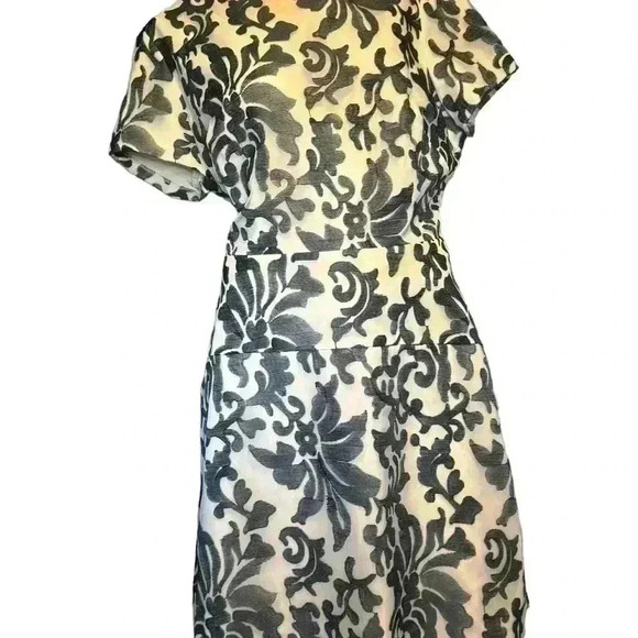 Nicole Miller French Roman Style Bodycon A Line Sleeveless Dress 10. #168 - Picture 5 of 12